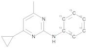 Cyprodinil 13C6 (phenyl 13C6)