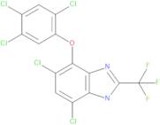 4,6-Dichloro-7-(2,4,5-trichlorophenoxy)-2-trifluoromethylbenzimidazole