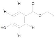 4-Hydroxybenzoic acid-ethyl ester D4 (ring D4)