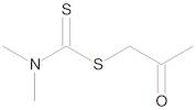 2-Oxopropyl-N,N-dimethylcarbamodithioate