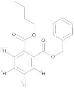 Phthalic acid, benzylbutyl ester D4