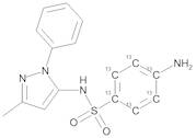 Sulfapyrazole 13C6 (sulfanilamide ring 13C6)