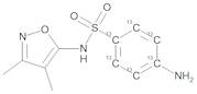 Sulfisoxazole 13C6 (phenyl 13C6)