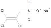 2,3,3-Trichloro-2-propene-1-sulfonic acid sodium