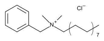 Benzyldimethylhexadecylammonium chloride