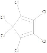 Hexachlorocyclopentadiene 1000 µg/mL in Acetone