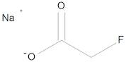 Fluoroacetic acid sodium 10 µg/mL in Water