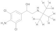 (±)-Clenbuterol D9 (trimethyl D9) 100 µg/mL in Acetonitrile