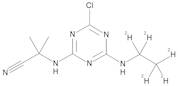 Cyanazine D5 (N-ethyl D5) 100 µg/mL in Acetone