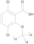 Dicamba D3 (methoxy D3) 100 µg/mL in Acetone