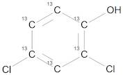 2,4-Dichlorophenol 13C6 100 µg/mL in Acetone