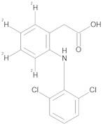 Diclofenac D4 acid (phenyl D4) 100 µg/mL in Acetone