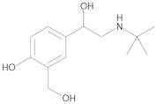 Salbutamol 100 µg/mL in Acetonitrile