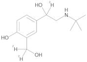 Salbutamol D3 (3-hydroxymethyl-D2,alpha D1) 100 µg/mL in Acetonitrile