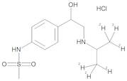 Sotalol hydrochloride D6 100 µg/mL in Water