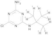 Terbuthylazine-desethyl D9 (tert-butyl D9) 100 µg/mL in Acetone