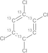 1,2,4,5-Tetrachlorobenzene 13C6 100 µg/mL in Acetonitrile