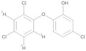 Triclosan D3 (2,4-dichlorophenoxy D3) 100 µg/mL in Cyclohexane