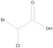 Bromochloroacetic acid 1000 µg/mL in Methyl-tert-butyl ether