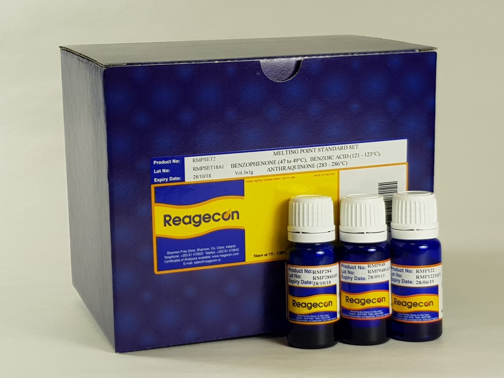 Melting Point Standard Set Phenacetin Caffeine Vanillin 07 RMPSET3 Melting Point Standard Set Phenacetin Caffeine Vanillin 07 RMPSET3