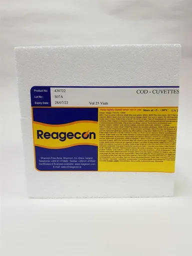 Reagecon Chemical Oxygen Demand (COD) Vials 0-15,000 mg/L