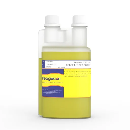 Reagecon Buffer Standard pH 7.00 at 25°C Technical Colour Coded ISO 17034 Certified Reference Mate…