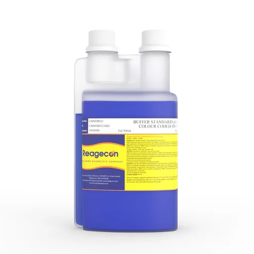 Reagecon Buffer Standard pH 9.21 at 25°C Technical Colour Coded ISO 17034 Certified Reference Mate…