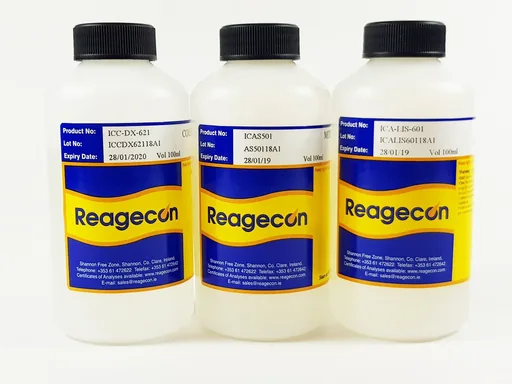 Reagecon Ion Chromatography (IC) Multi Element Cation Standard (5 Elements) in 0.01M Nitric Acid (…