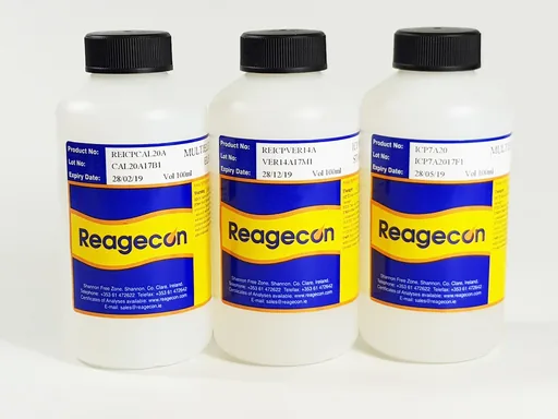 Reagecon ICP, ICP-MS Multi Element Standard (7 Elements) in 2-5% Nitric Acid (HNO₃)
