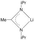 (N,N’-Di-i-propylacetamidinato)lithium, min. 97% (99.99+%-Li) PURATREM