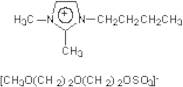 1-Butyl-2,3-dimethylimidazolium diethyleneglycolmonomethylether sulfate, 98% [BDiMIM] [MDEGSO4]