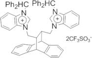 11,12-Bis[N-(2,2-diphenyl-1-ethyl)-1H-benzimidazolium-3-methylene]-9,10-dihydro-9,10-ethanoanthracene bis(trifluoromethanesulfonate), min. 95%