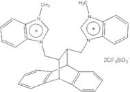 11,12-Bis[N-methyl-1H-benzimidazolium-3-methylene]-9,10-dihydro-9,10-ethanoanthracene bis(trifluoromethanesulfonate)