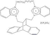11,12-Bis[N-(i-propyl)-1H-benzimidazolium-3-methylene]-9,10-dihydro-9,10-ethanoanthracene bis(trifluoromethanesulfonate)