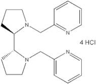 (2R,2'R)-(+)-[N,N'-Bis(2-pyridylmethyl)]-2,2'-bipyrrolidine tetrahydrochloride, 98% (R,R)-PDP