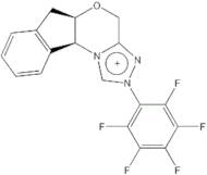 (5aR,10bS)-(+)-5a,10b-Dihydro-2-(pentafluorophenyl)-4H,6H-indeno[2,1-b][1,2,4]triazolo[4,3-d][1,4]oxazinium tetrafluoroborate, min. 98%