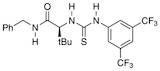 (2S)-2-[[[[3,5-Bis(trifluoromethyl)phenyl]amino]thioxomethyl]amino]-3,3-dimethyl-N-(phenylmethyl)butanamide, 98%, (99% ee)