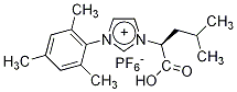 1-(2,4,6-Trimethylphenyl)-3-[(2S)-4-methylpentanoic acid]imidazolium hexafluorophosphate, min. 95%