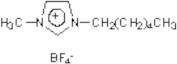 1-Hexyl-3-methylimidazolium tetrafluoroborate, 98% [HMIM] [BF4]