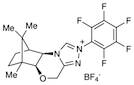 (5aS,6R,9S,9aR)-5a,6,7,8,9,9a-Hexahydro-6,11,11-trimethyl-2-(2,3,4,5,6-pentafluorophenyl)-6,9-methano-4H-[1,2,4]triazolo[3,4-c][1,4]benzoxazinium tetrafluoroborate