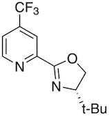 2-[(4S)-4-tert-Butyl-4,5-dihydro-2-oxazolyl]-4-(trifluoromethyl)pyridine, 98%