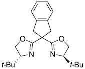 (4R,4'R)-2,2'-(1,3-Dihydro-2H-inden-2-ylidene)bis[4,5-dihydro-4-tert-butyloxazole], 98%, (99% ee)