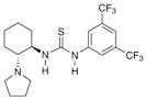 1-[3,5-Bis(trifluoromethyl)phenyl]-3-[(1R,2R)-2-(pyrrolidin-1-yl)cyclohexyl]thiourea, 98%, (99% ee)
