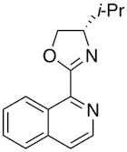 1-[(4S)-4,5-Dihydro-4-isopropyl-2-oxazolyl]isoquinoline, 98%, (99% ee)