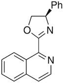 1-[(4R)-4-Phenyl-4,5-dihydro-2-oxazolyl]isoquinoline, 95%, (99% ee)