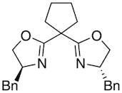 (4S,4'S)-2,2'-Cyclopentylidenebis[4,5-dihydro-4-(phenylmethyl)oxazole], 95%, (99% ee)
