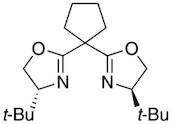 (4R,4'R)-2,2'-Cyclopentylidenebis[4-tert-butyl-4,5-dihydrooxazole], 98%, (99% ee)