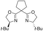 (4S,4'S)-2,2'-Cyclopentylidenebis[4-tert-butyl-4,5-dihydrooxazole], 95%, (99% ee)