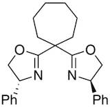 (4R,4'R)-2,2'-(Cycloheptane-1,1-diyl)bis(4-phenyl-4,5-dihydrooxazole), 98%, (99% ee)
