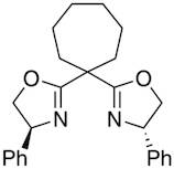 (4S,4'S)-2,2'-(Cycloheptane-1,1-diyl)bis(4-phenyl-4,5-dihydrooxazole), 98%, (99% ee)